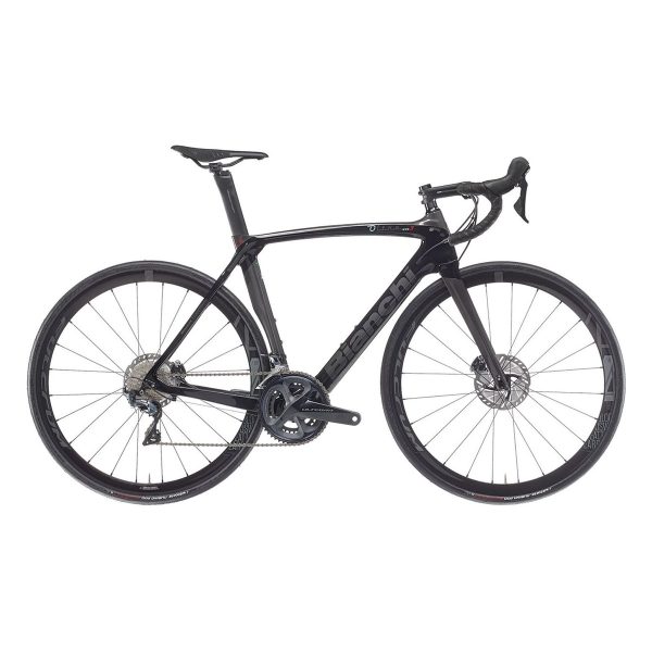 Велосипед Bianchi Oltre XR.3 CV Ultegra Disc Чорно-сірий 57 см (Зріст 175 см - 185 см)
