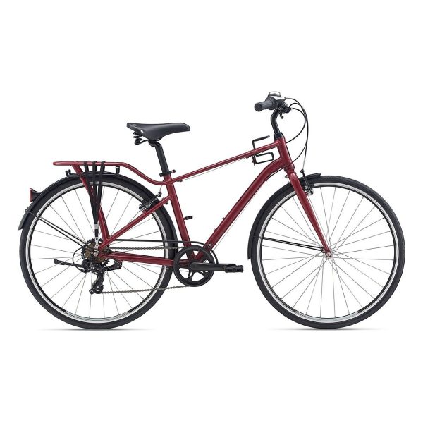 Велосипед Momentum iNeed Street Темно-червоний Regular (Зріст 165 см - 180 см)