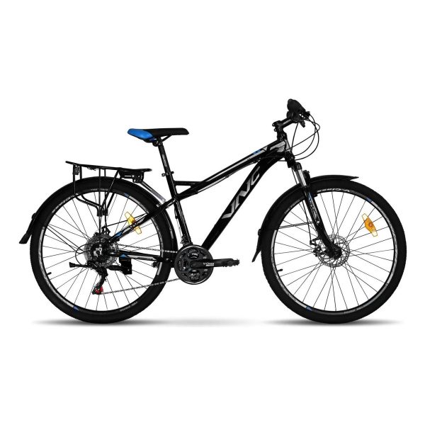 Велосипед VNC Expance A3 27.5" Чорно-синій 43 см (Зріст 160 см - 175 см)