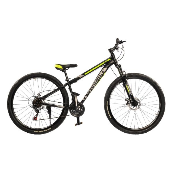 Велосипед Crossbike Storm 29" Чорно-жовтий 19.5" (Зріст 180 см - 190 см)