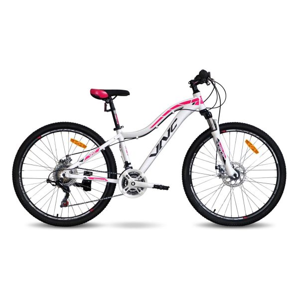Велосипед VNC MontRider A3 FMN 27.5" Біло-рожевий 40 см (Зріст 155 см - 170 см)