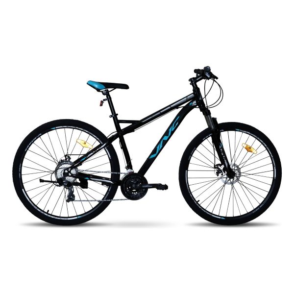Велосипед VNC MontRider S4 27.5" Чорно-блакитний 43 см (Зріст 160 см - 175 см)