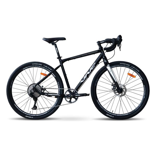 Велосипед VNC PrimeRacer A10 Чорно-білий 49 см (Зріст 165 см - 180 см)