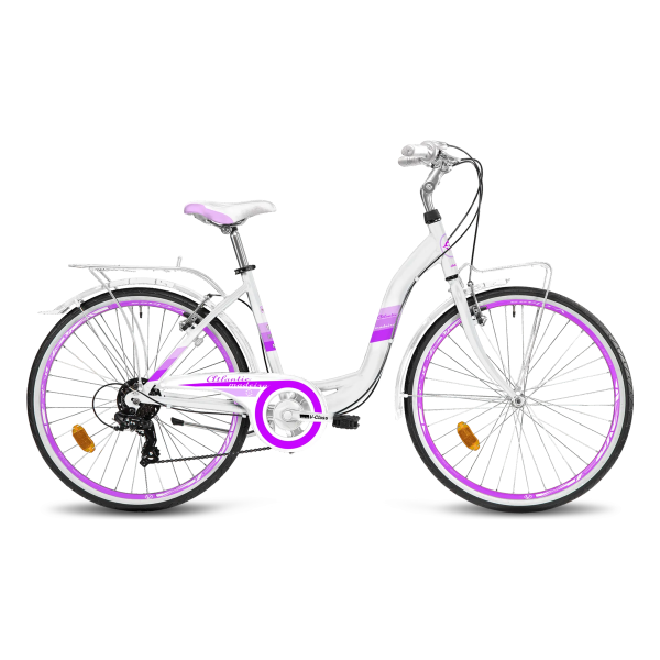 Велосипед Atlantic Madeira NX 26" Біло-рожевий 17" (Зріст 160 см - 175 см)