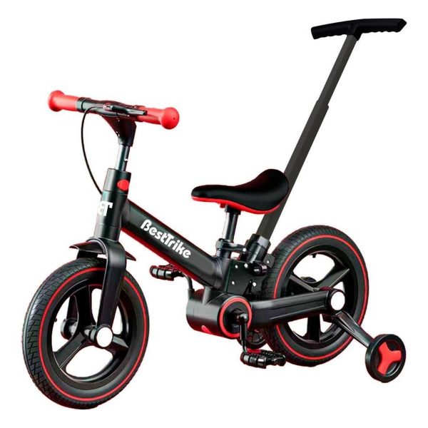 Велосипед-біговел Best Trike Transformer 12" Чорно-червоний