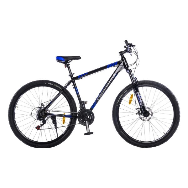 Велосипед Crossbike Everest 27.5" Чорно-синій 17" (Зріст 160 см - 170 см)