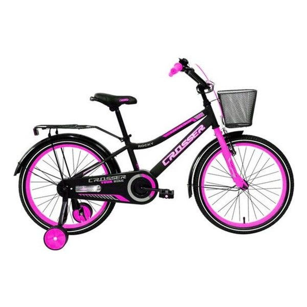 Велосипед Crosser Rocky 20" Чорно-рожевий