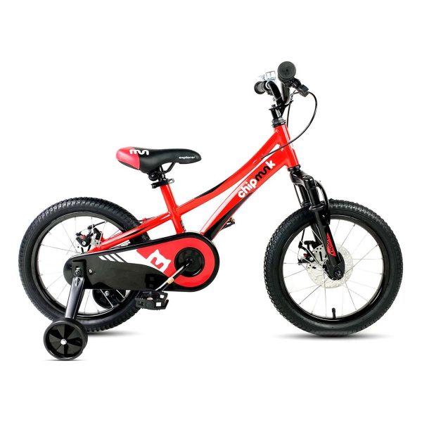 Велосипед RoyalBaby Chipmunk Explorer 16", OFFICIAL UA Червоно-чорний