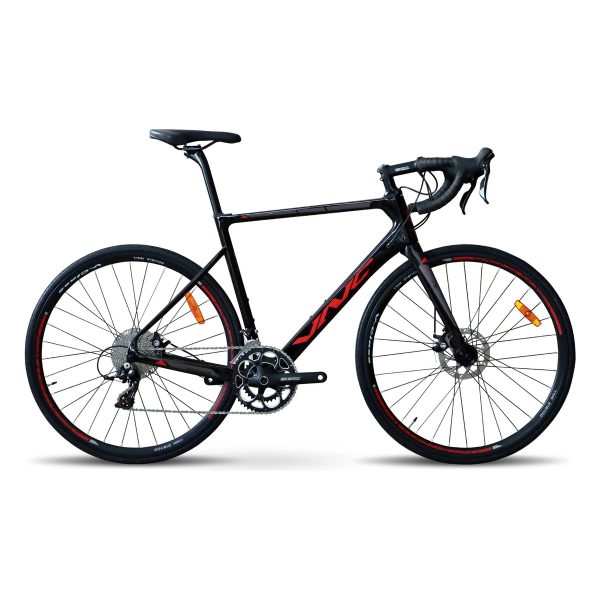 Велосипед VNC TimeRacer Team Ultegra Чорно-червоний 51 см (Зріст 165 см - 180 см)