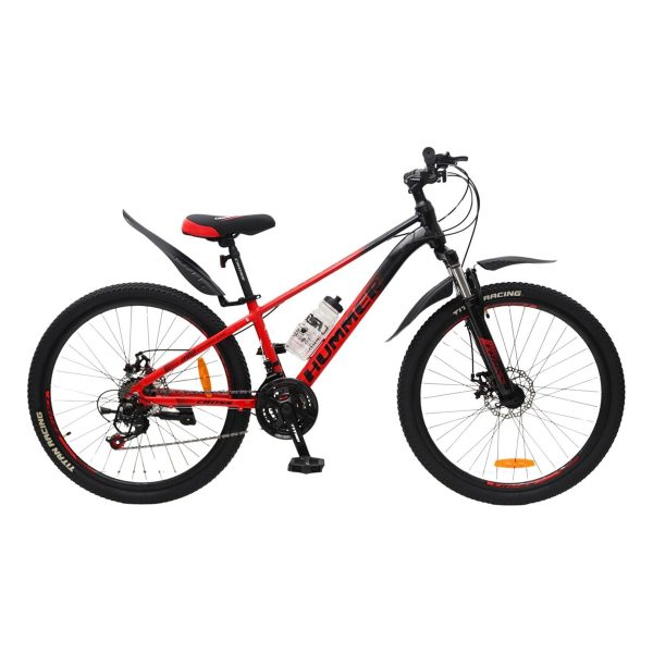 Велосипед Crossbike Hummer 26" Чорно-червоний 13" (Зріст 140 см - 150 см)