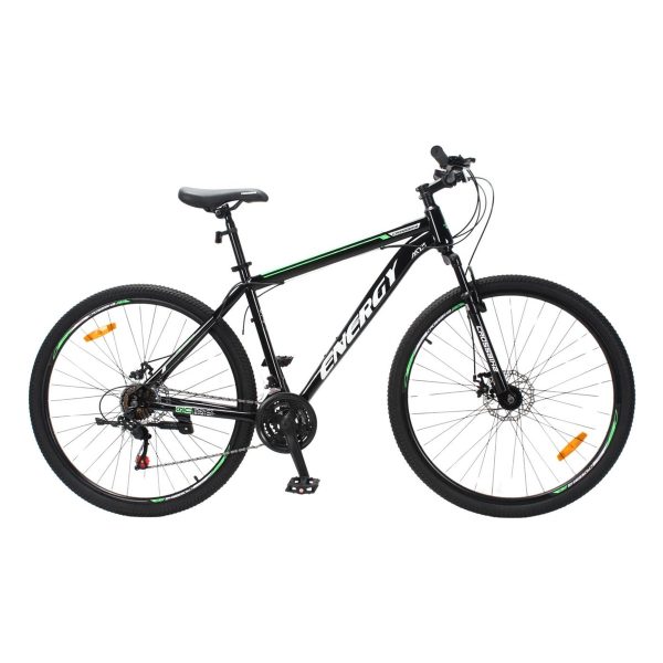 Велосипед Crossbike Energy 29" Чорно-зелений 17" (Зріст 165 см - 175 см)