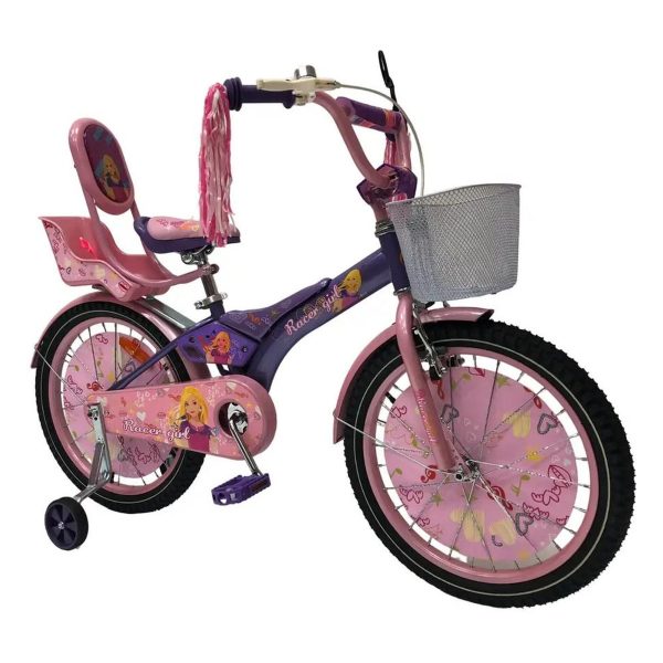 Велосипед Racer Girl 20" Фіолетово-рожевий