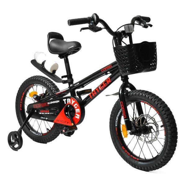 Велосипед Corso Tayger 16" Чорно-червоний