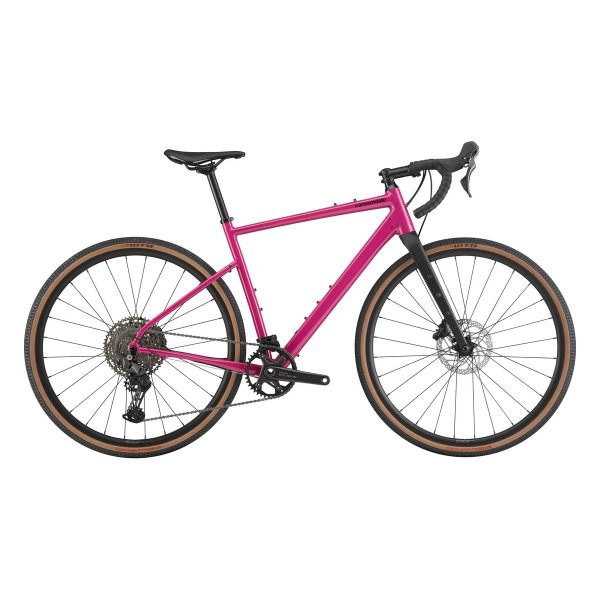 Велосипед Cannondale Topstone 2 Cues 1x Рожево-чорний XL (Зріст 190 см - 203 см)