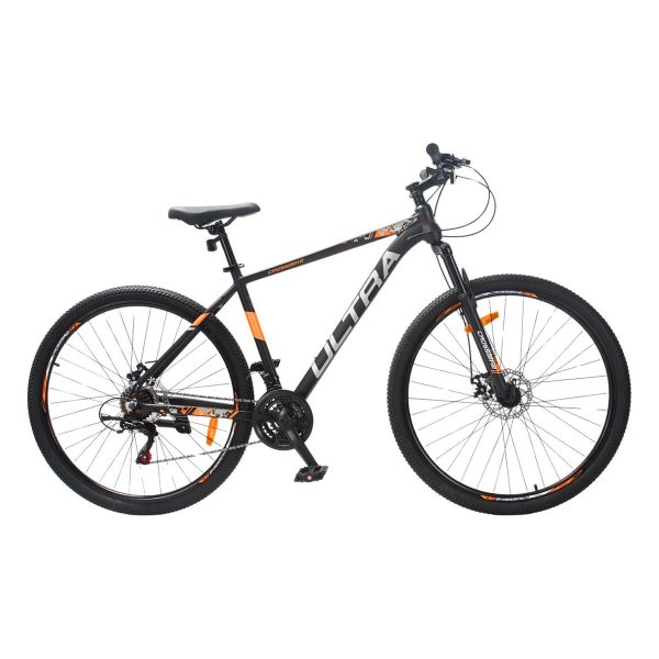 Велосипед Crossbike Ultra 29" Чорно-помаранчевий 19" (Зріст 175 см - 185 см)