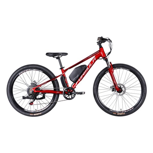Електровелосипед Formula eMotion 26" 500 Вт 36 В 10 Аг Червоно-сріблястий 13" (Зріст 135 см - 160 см)