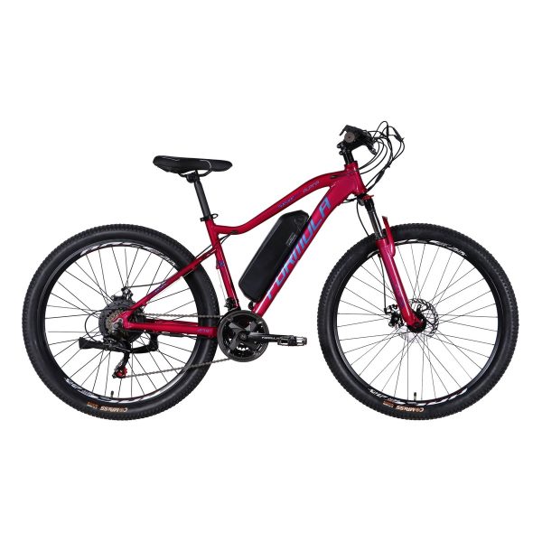 Електровелосипед Formula eAlpina 27.5" 500 Вт 36 В 12.5 Аг Рожево-синій 16" (Зріст 150 см - 170 см)